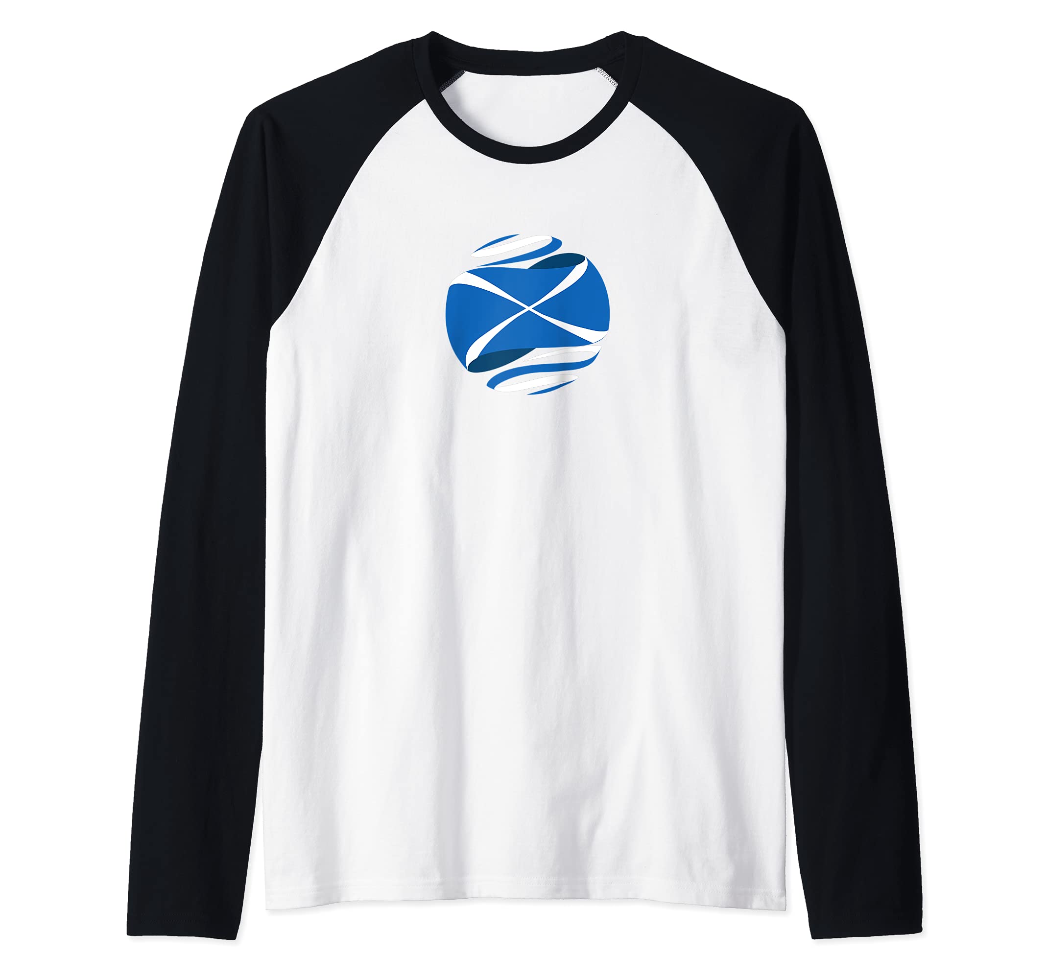 Flag Scotland Raglan Baseball Tee