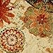 Mohawk Home Caravan Ornamental Floral Medallion 5' x 8' Area Rug - Orange - Perfect for Living Room, Dining Room, Office