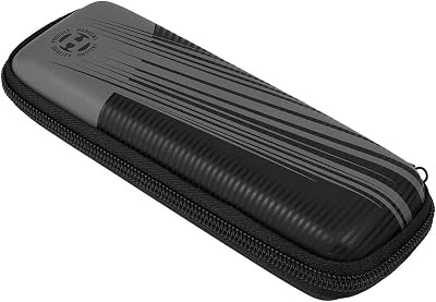 Harrows Blaze Darts Wallet Case Holds 3 Darts and Accessories Fire Grey