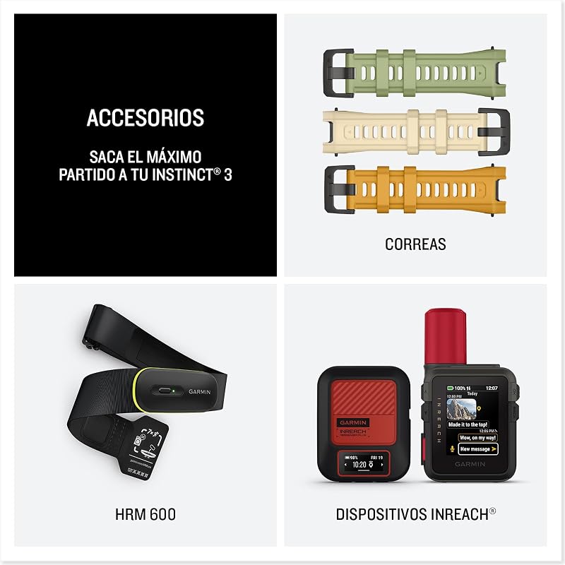Instinct 3, Smartwatch GPS, Amarelo