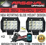 LED PODS, No.1 2X 36W 4 Inch Arsenal POD Lights