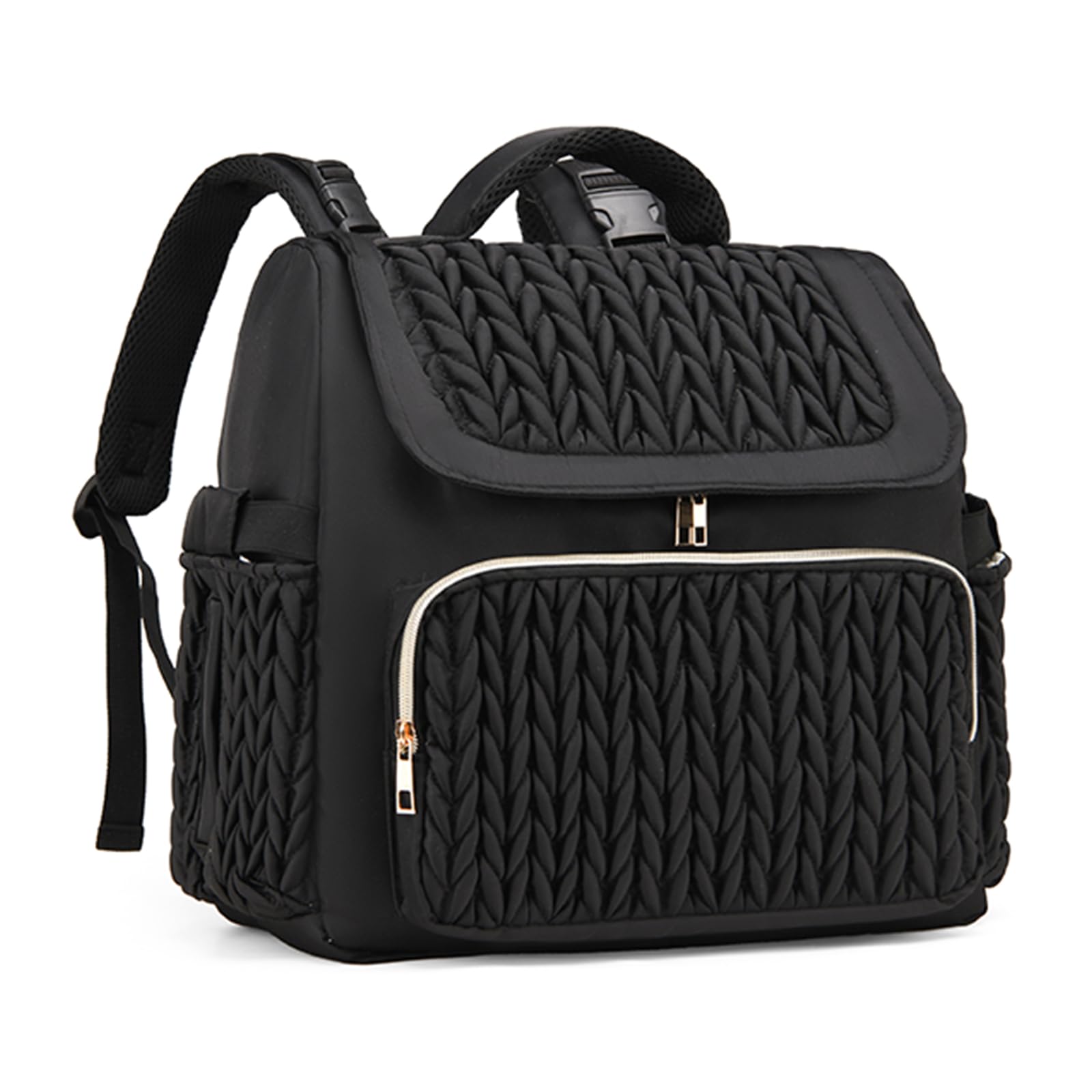 Photo 1 of Awanhe Diaper Bag Backpack, Baby Bag with Changing Pad, Travel Waterproof Diaper Bag Tote, Newborn Essentials Must Haves, Luxury baby shower gifts for boys & Girls, Black