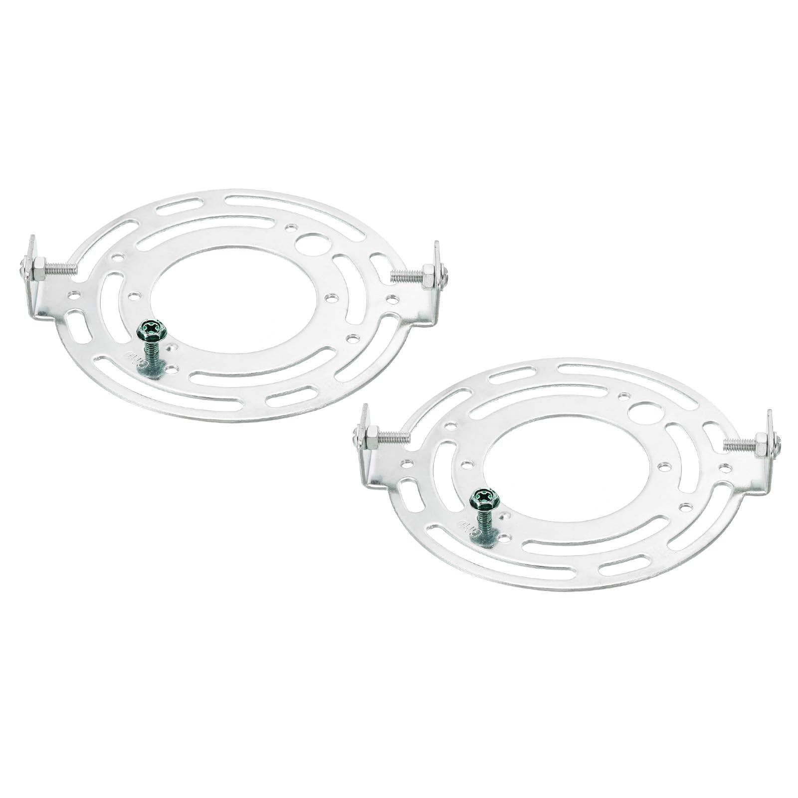 PATIKIL 115mm (4.53") Universal Light Fixture Mounting Bracket Kit, 2set Light Crossbar Round Ceiling Plate for Wall Light, Close to Ceiling Light, Chandelier