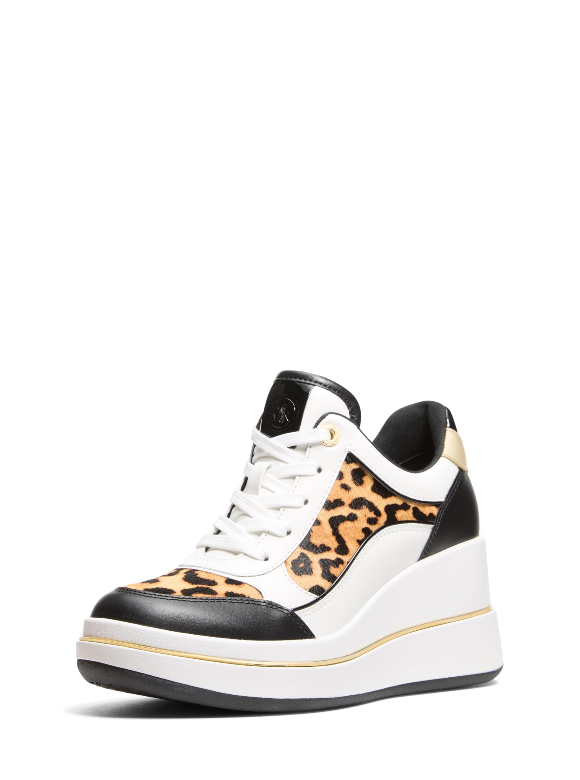 Michael Kors Women’s Emmy Wedge Trainer, Marigold, 7.5