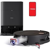 Yeedi by ECOVACS M14 Plus Robot Vacuum and Mop, OZMO Roller Mopping, Black | 18000Pa Suction, ZeroTangle 3.0, TruEdge 2.0 Adaptive Edge Cleaning, 167℉ Hot Water Washing, 113℉ Dynamic Hot Air Drying
