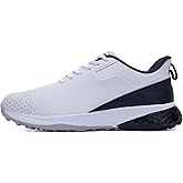 DNOEKW Mens Golf Shoes Professional Outdoor Waterproof Spikeless Golf Sneakers for Men US 7-12