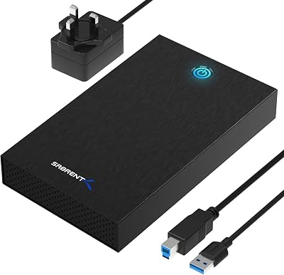 Sabrent USB 3.0 Enclosure 5Gbps 2.5/3.5 Stir USB HDD SSD EC-KSL3