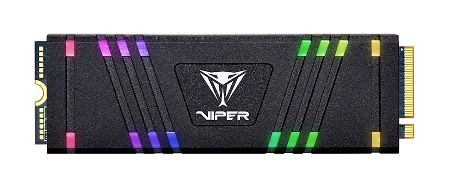 Patriot Viper VPR400 1TB Internal RGB SSD W/HS - NVMe PCIe Gen 4x4 - M.2 2280 - Solid State Drive - VPR400-1TBM28H