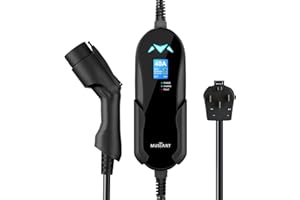 MUSTART 40 Amp Level 2 Portable EV Charger Charging Cable Station, Electric Vehicle Charger Plug-in EV Charging Station with All J1772 EV Cars (240 Volt, 25ft Cable, NEMA 14-50)