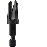 Make it Snappy Tools 1/4 Inch Tapered Plug Cutter (1/4 Inch Quick Change Shank) #40316