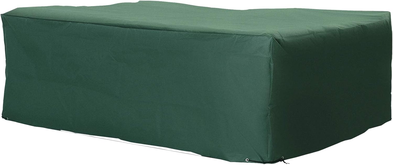 Outsunny Outdoor Garden Furniture Cover Waterproof, Anti-UV 600D Heavy Duty Oxford Fabric Patio Furniture Cover for Rectangular Sofa Table Set