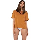 Organic Basics Womens Soft Touch Short-Sleeve Boxy Tee