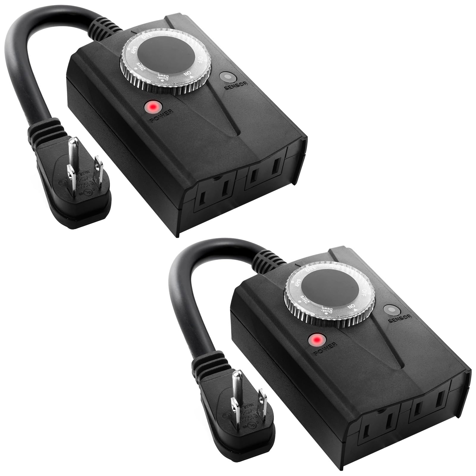 Outdoor Mechanical Light Timer Waterproof, Dusk to