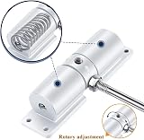 PCKOBEVER Spring Door Closer Adjustable Aluminum Door Closer White view 2
