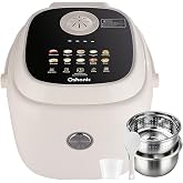 Oshenic Electric Rice Cooker 5 cup Stainless Steel Inner Pot | Induction Heating &amp; Fuzzy Logic,Color LED display Low Sugar Rice Maker,24 Hour Delay Timer And Auto Keep Warm,Home Kitchen