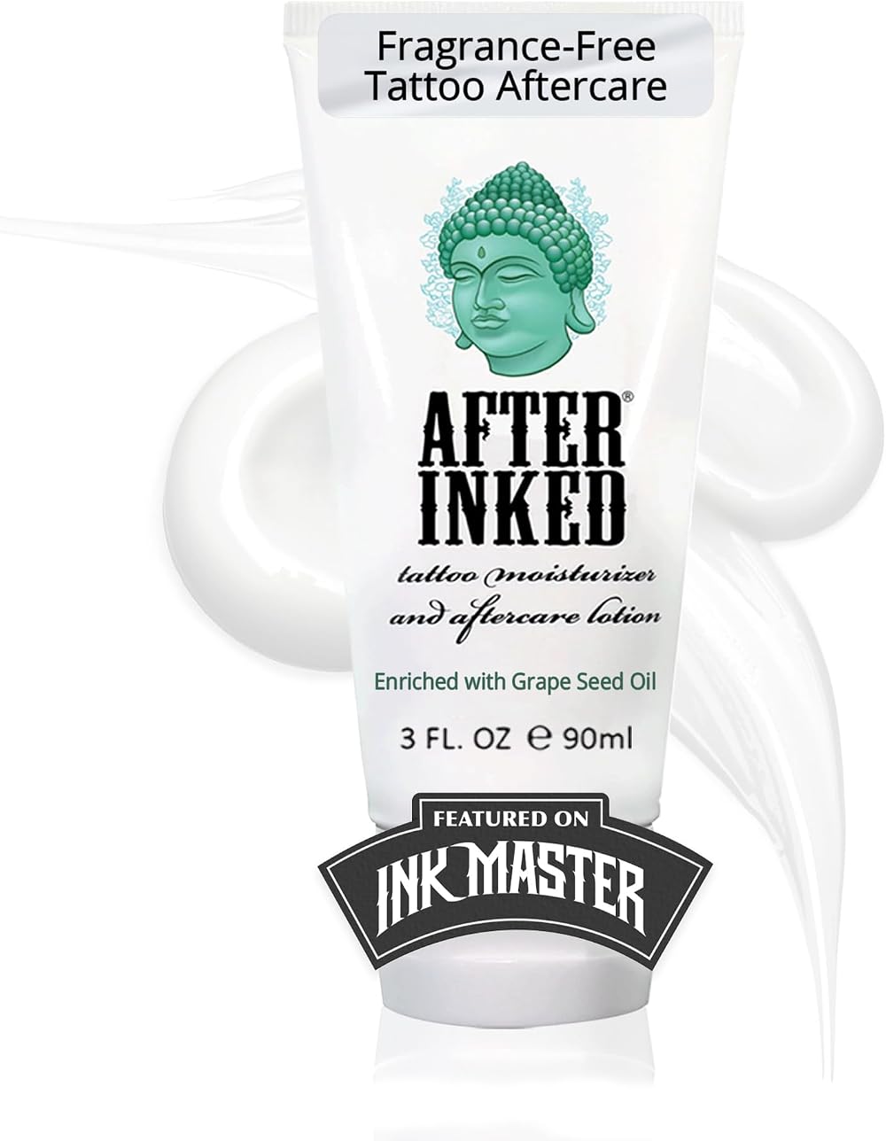 After Inked Tattoo Aftercare Lotion 3oz Grape Seed Oil Vegan Cruelty-Free
