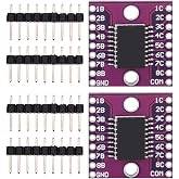 High Amp Darlington Transistor Array Module for Relay Drivers,2pcs | Handles 50V , 500ma,8 Npn Darlington Pairs,Ttl , 5V CMOS Compatible Versatile Breakout Board for Hobbyists , Engineers