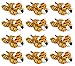 Wildlife Tree 12 Pack Tiger Mini 4” Small Stuffed Animals, Bulk Bundle Zoo Animal Toys, Jungle Safari Party Favors for Kids
