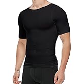 Men's Compression Shirt Undershirt Slimming Tank Top Workout Vest Abs Abdomen Slim Body Shaper