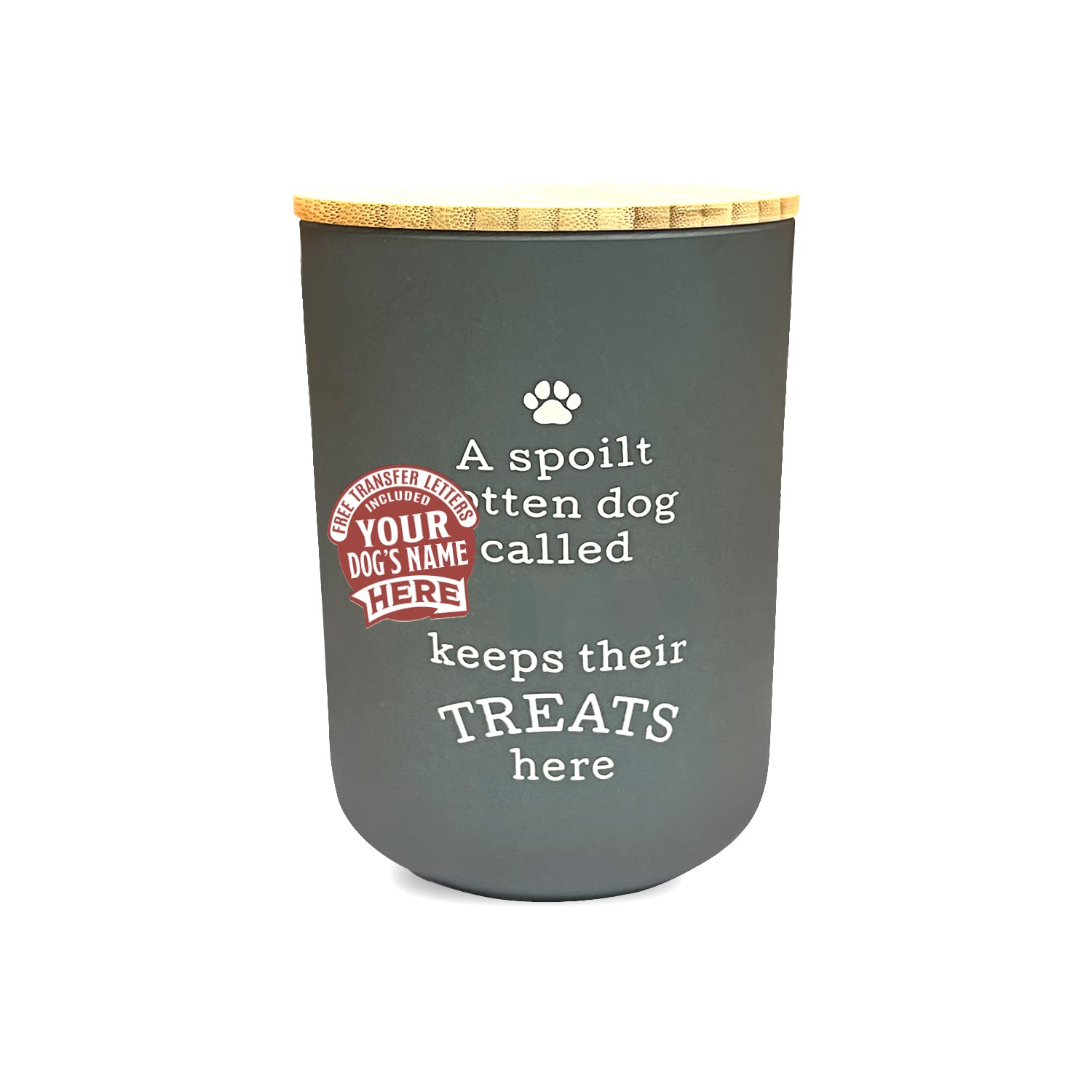 History & Heraldry Personalised Dog Treat Jar