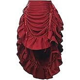 GRACEART Women's Victorian Steampunk Skirt Pirate Costume Burlesque