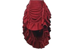 GRACEART Women's Victorian Steampunk Skirt Pirate Costume Burlesque