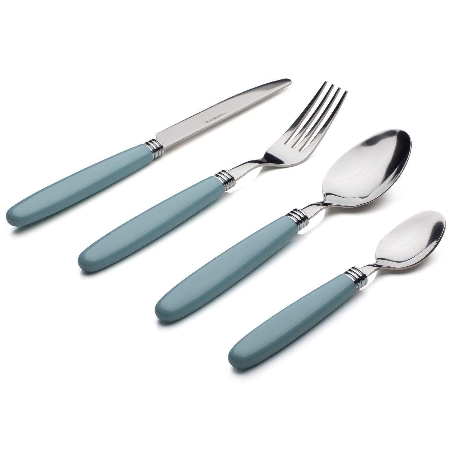 Sabichi Elkie Blue Cutlery Set, Stainless Steel, 16Piece Amazon.in