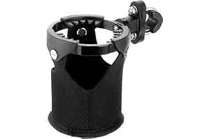 Bvdfgk Cup Holder for Motorcycle - Retro Motorcycle Cup Holder Handlebar for Travel, Vintage E Bike Cupholder Mount, Electric