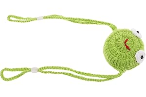 Veemoon Winter Nose Warmer Crochet Animal Frog Nose Cover Cold Weather for Ski and Outdoor Activities