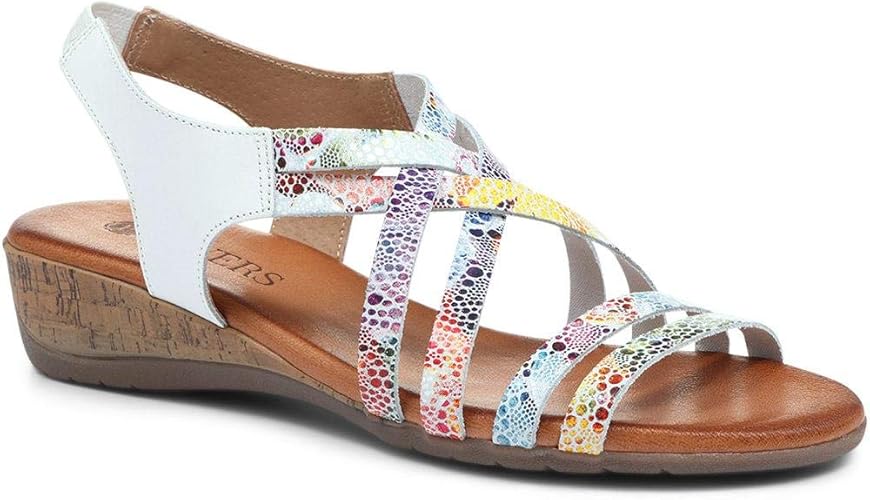 pavers multi coloured sandals