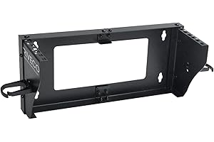 RIVECO 2U Wall Mount Rack for Network Reinforced Heavy Load 66LBS Small Server Racks Vertical & Horizontal Mounting for 19 inches IT & Studio Equipment.