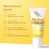 Fixderma Shadow SPF 50 Gel Oily Acne Prone Sensitive Skin Face Sunscreen Water view 4