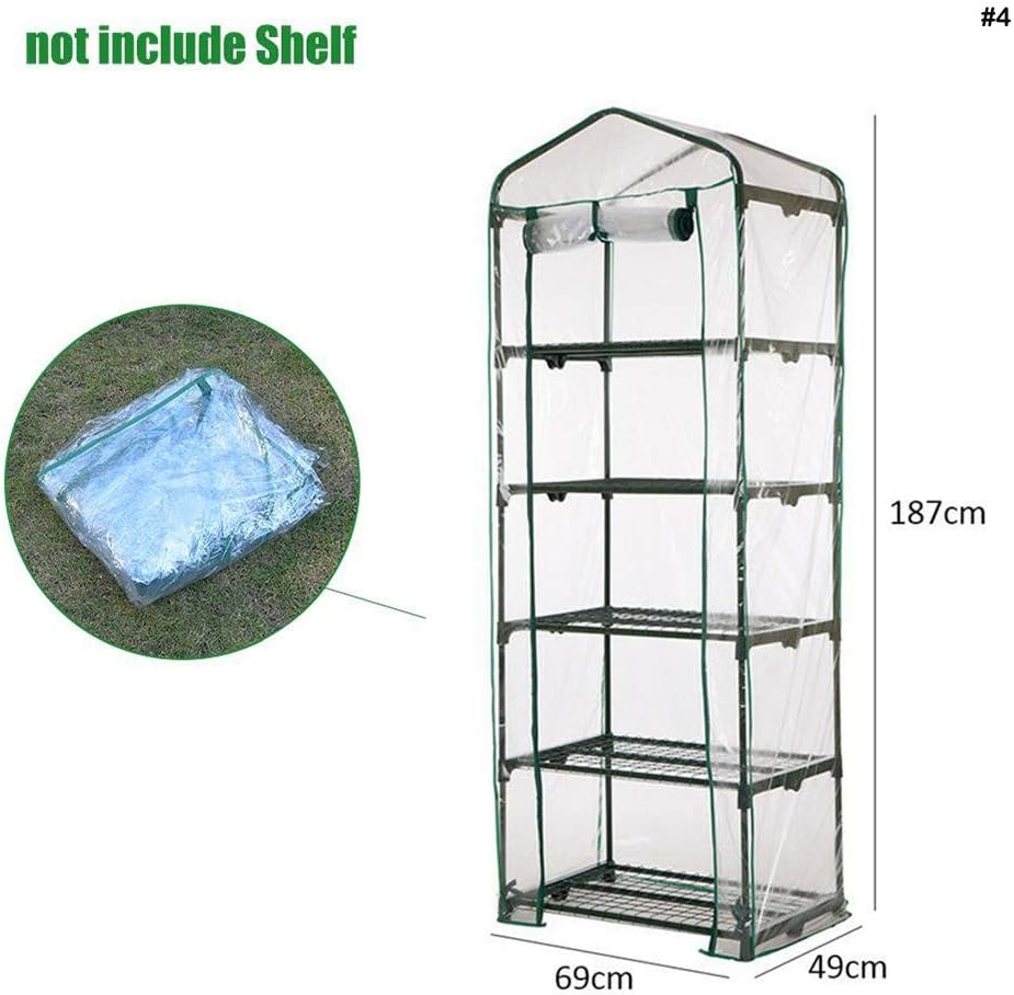 KEKEDA Mini Greenhouse Small Portable Greenhouse, PVC Clear Growbag Growhouse Cover Plastic Garden Green House