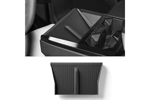 LUCKEASY for Tesla Cybertruck 2023 2024 Wireless Charger Mat Car Center Console Auto Interior Anti-Slip Protector Pad Cybertruck Auto Interior Accessories Black