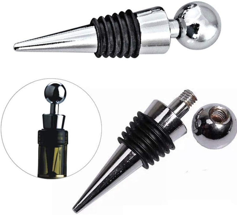 Wine Bottle Stoppers 3PCS Metal Bottle Stopper Wine Storage Twist Cap