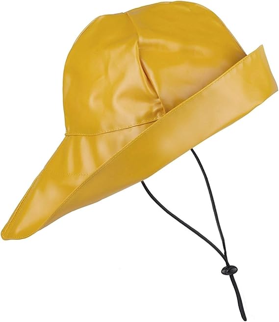 Sowester Hat (Sou’wester) classic - Mustard Yellow: Amazon.co.uk: Clothing