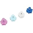 Fox Run Intricate Assorted Winter Snowflake Pastry/Cookie/Pie/Fondant 2" Stamper and Cutters 2", Set of 4, Multi-Color