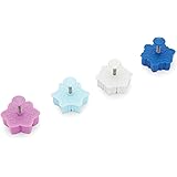 Fox Run Intricate Assorted Winter Snowflake Pastry/Cookie/Pie/Fondant 2" Stamper and Cutters 2", Set of 4, Multi-Color