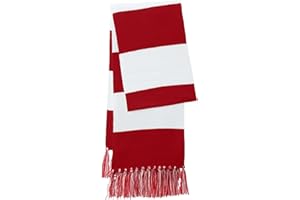 Sport-Tek® Spectator Scarf True Red/ White OSFA