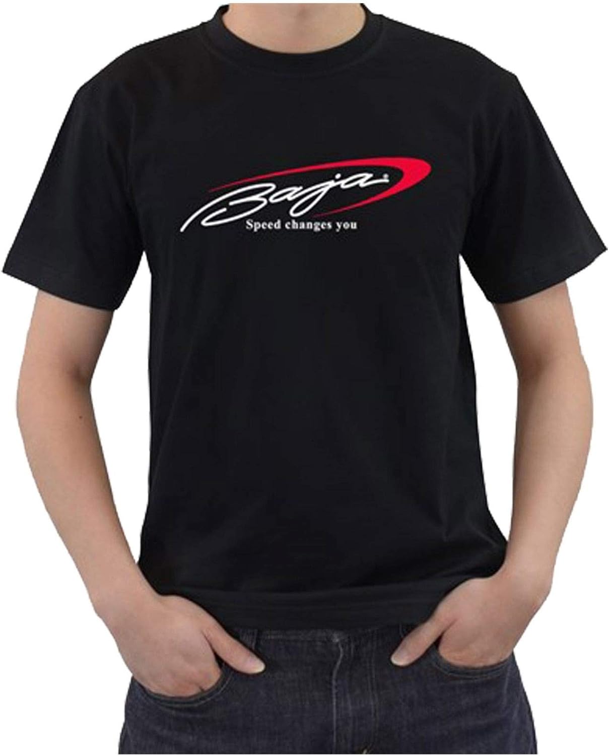 New Tee *Baja Power Boats Fishing Racing Huge Fashion Men High Tight T