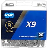 KMC X9SL Ti-N 9-Speed 9-Fach Kette, 114 Glieder, Roller Chain