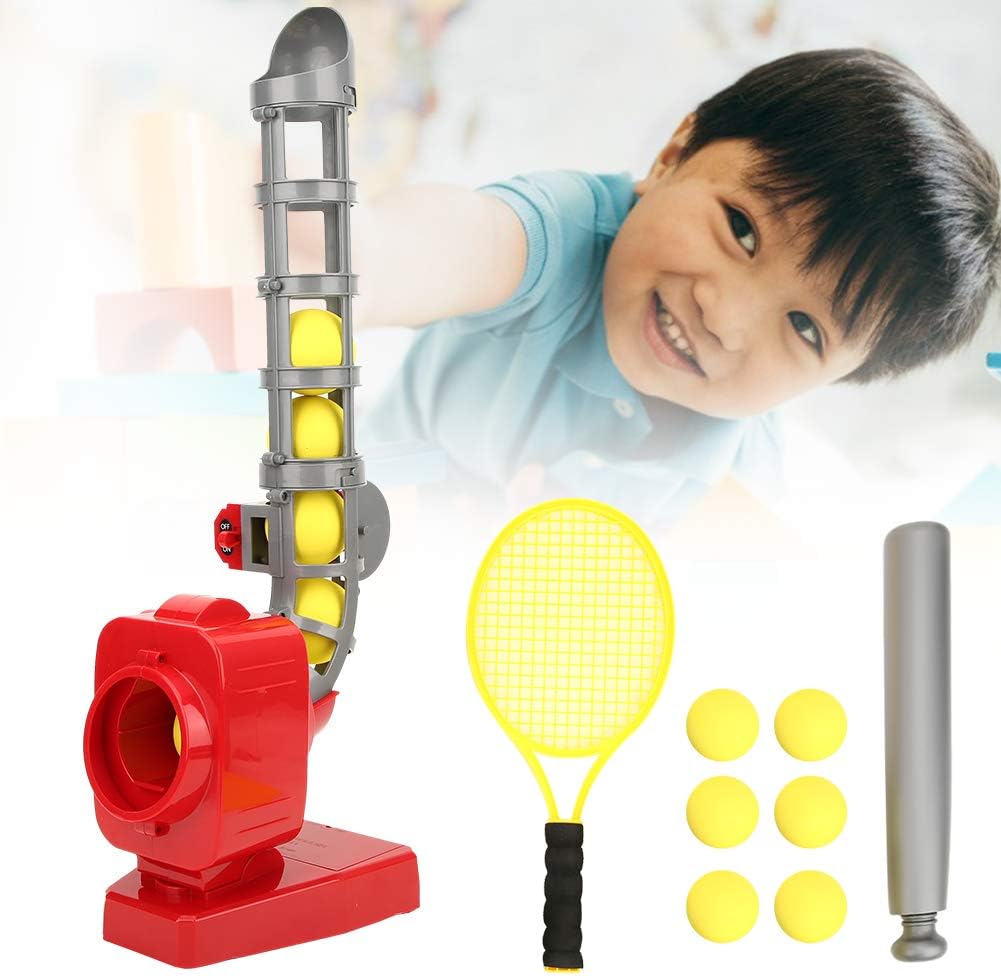 Vbest life Outdoor Baseball Pitching Machine Set, Portable Plastic