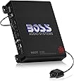 BOSS Audio Systems R1100M Monoblock Car Amplifier - 1100 Watt Amp, 2/4 Ohm Stable, Class A/B, Mosfet Power Supply, Remote Subwoofer Control, Subwoofer Amplifier