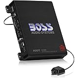 BOSS Audio Systems R1100M Riot Series Car Audio Subwoofer Amplifier - 1100 High Output, Monoblock, Class A/B, 2/4 Ohm Stable,
