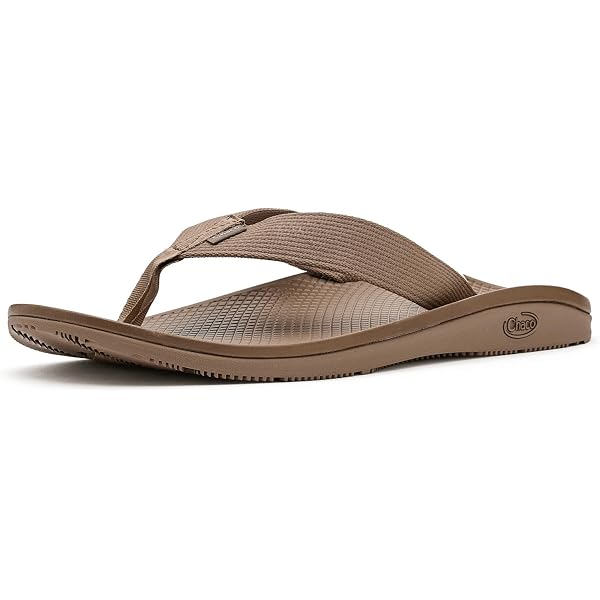 Chaco Leather Fuse Flip Flops Mens Size 9 Sandals Brown Beach Summer Shoes sddefault.jpg main image 4