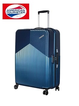 American Tourister Armada 4W Hardsided Polycarbonate Check-in Suitcase (Blue, 25 inch)