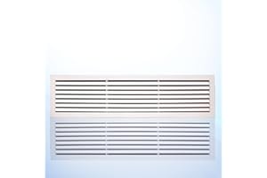 LAMINAIRE Advanced Aluminum Return Grille - 30x6 Inch Ceiling or Wall Vent Cover - Rustproof- Fixed Blades- No Louver, No Filter, Without Damper.[Front Grille Size: 31.6" x 7.6"][Duct Hole Size: 30" x 6"]