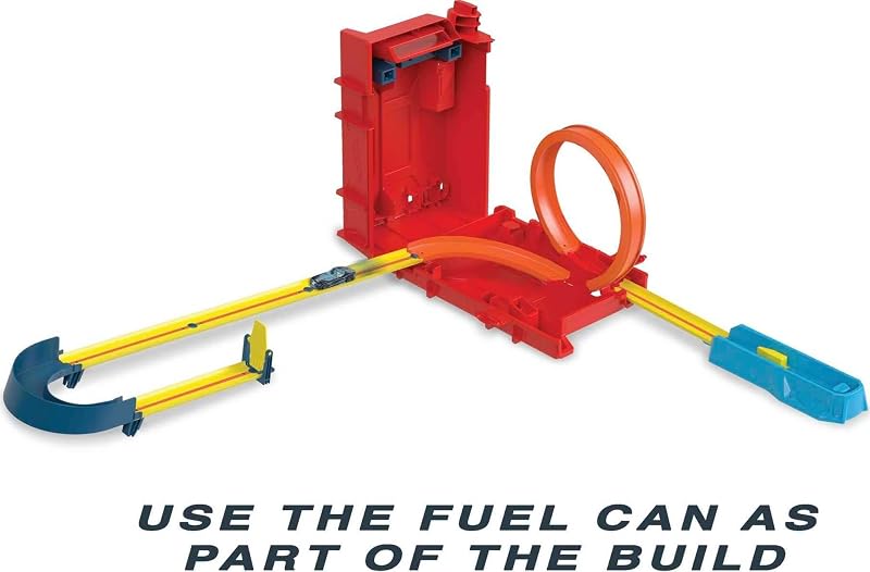Unlimited Fuel Can Stunt Box Playset y Coche