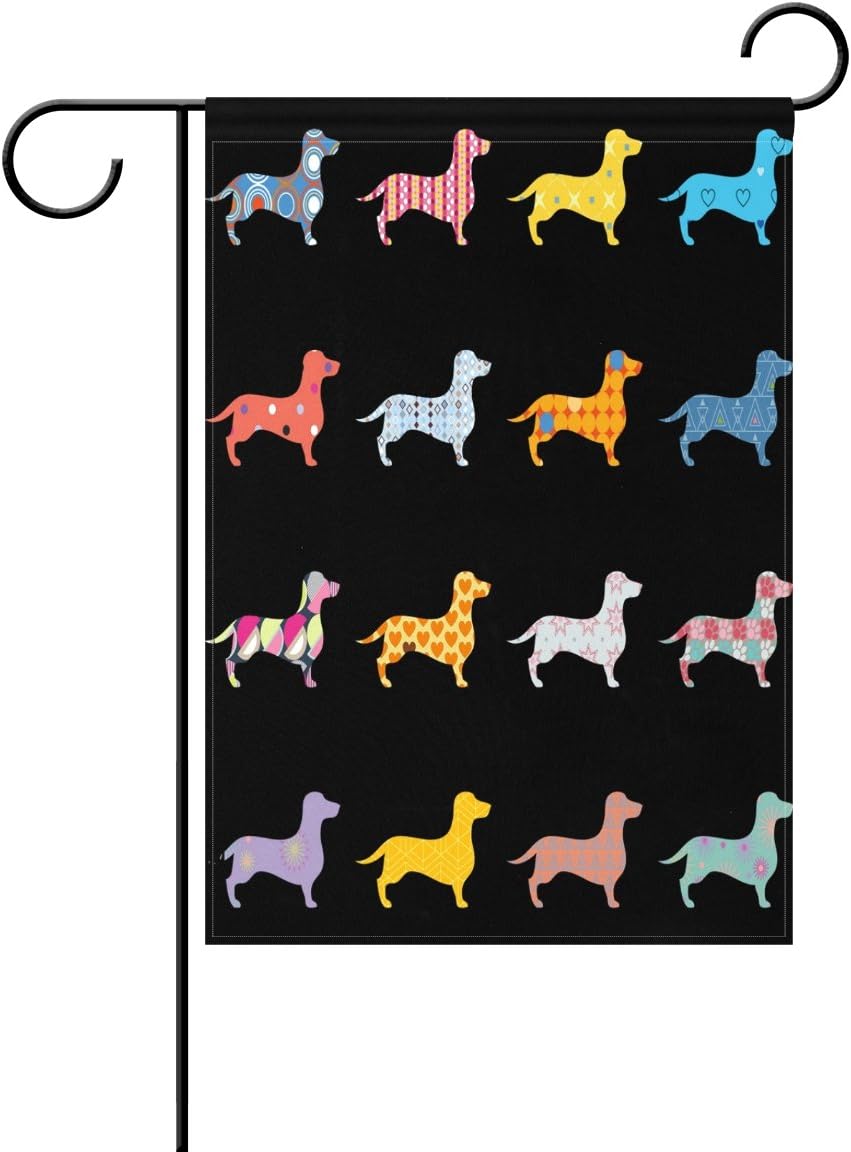 Best Dachshund Garden Flag