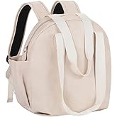 Lasaviin Stylish Diaper Bag Backpack, Leather Large Capacity Travel Baby Diaper Bag Tote for Mom Dad, Handbag shoulder bag, W